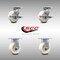Service Caster 5 Inch Stainless Steel Nylon Caster Set with Roller Bearings 2 Brake 2 Rigid SCC SCC-SS30S520-NYR-TLB-2-R-2 - alternate 2